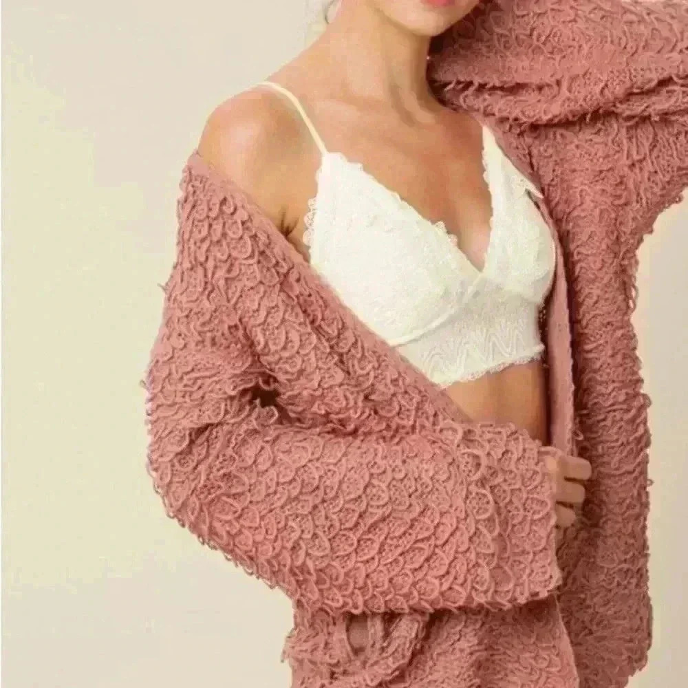 Tassel Yarn Cardigan